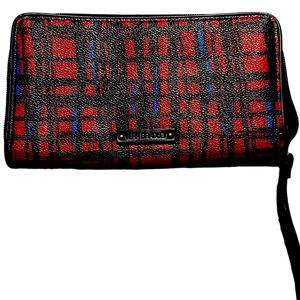 Vera Bradley Wallet/Wristlet in modern plaid design
